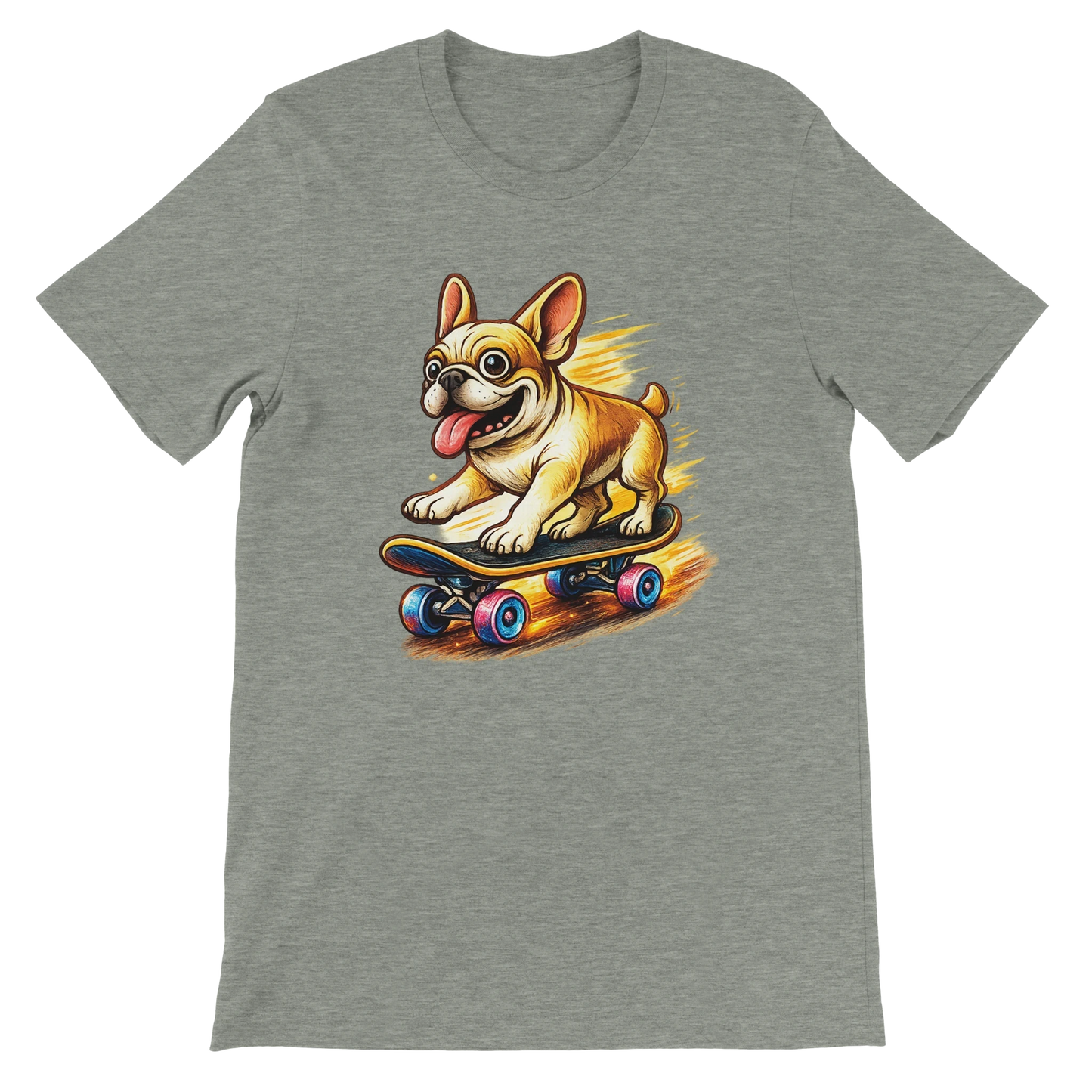 Skater Frenchie T-Shirt
