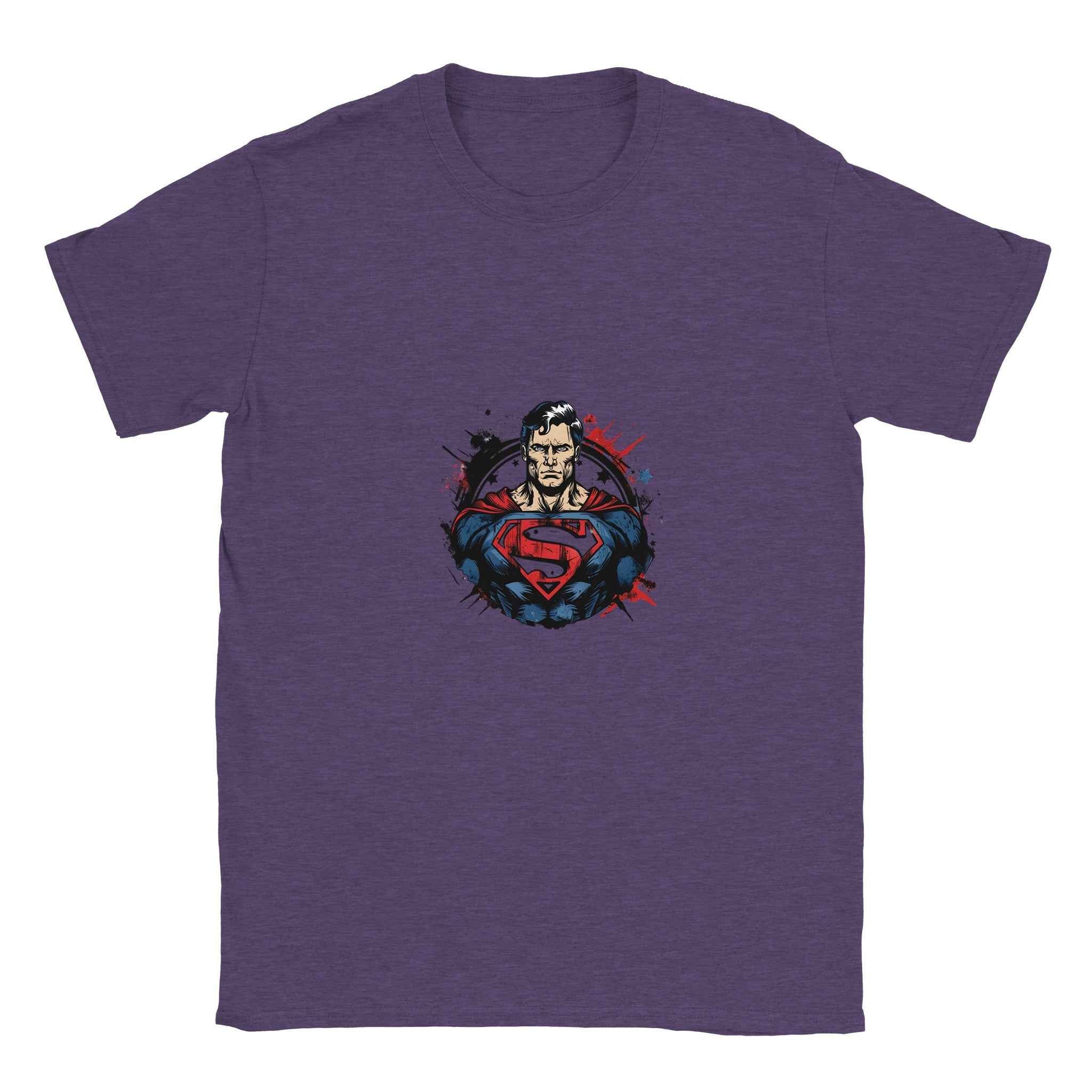 Man of Steel 'S' T-Shirt – Heroic Comic-Inspired Graphic Tee in Your Choice of 10 Dynamic Colors