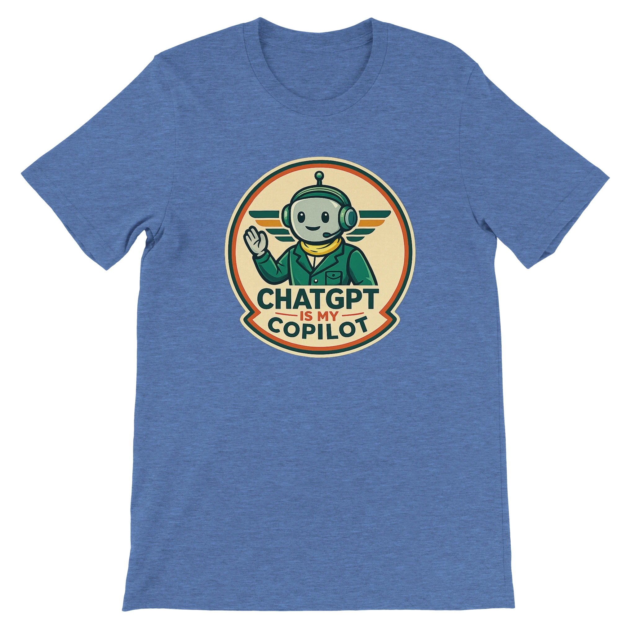 AI Co-Pilot Retro Tech T-Shirt