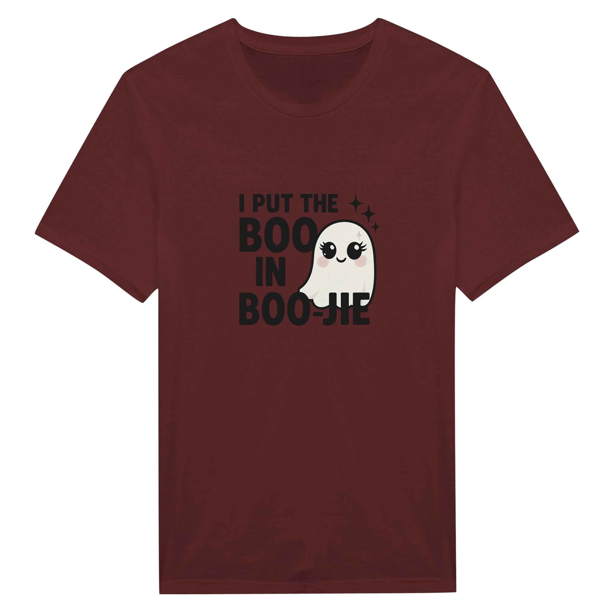 I Put the Boo in Boo-Jie T-Shirt | Cute Ghost Halloween | Spooky Season Style