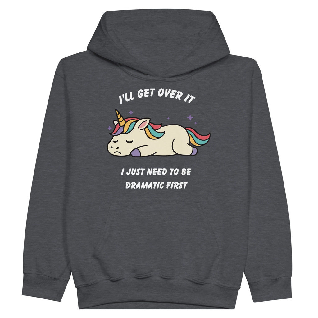 Kids Dramatic Unicorn Hoodie