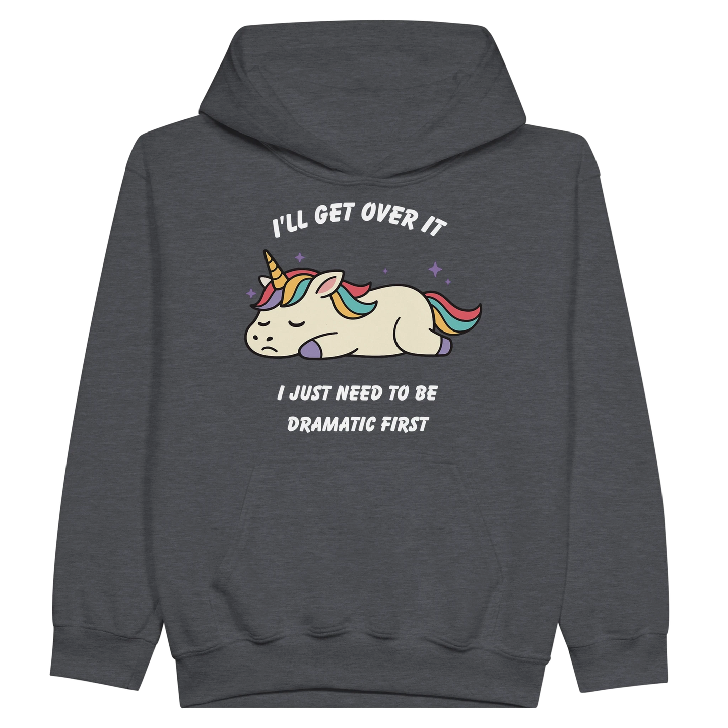 Kids Dramatic Unicorn Hoodie