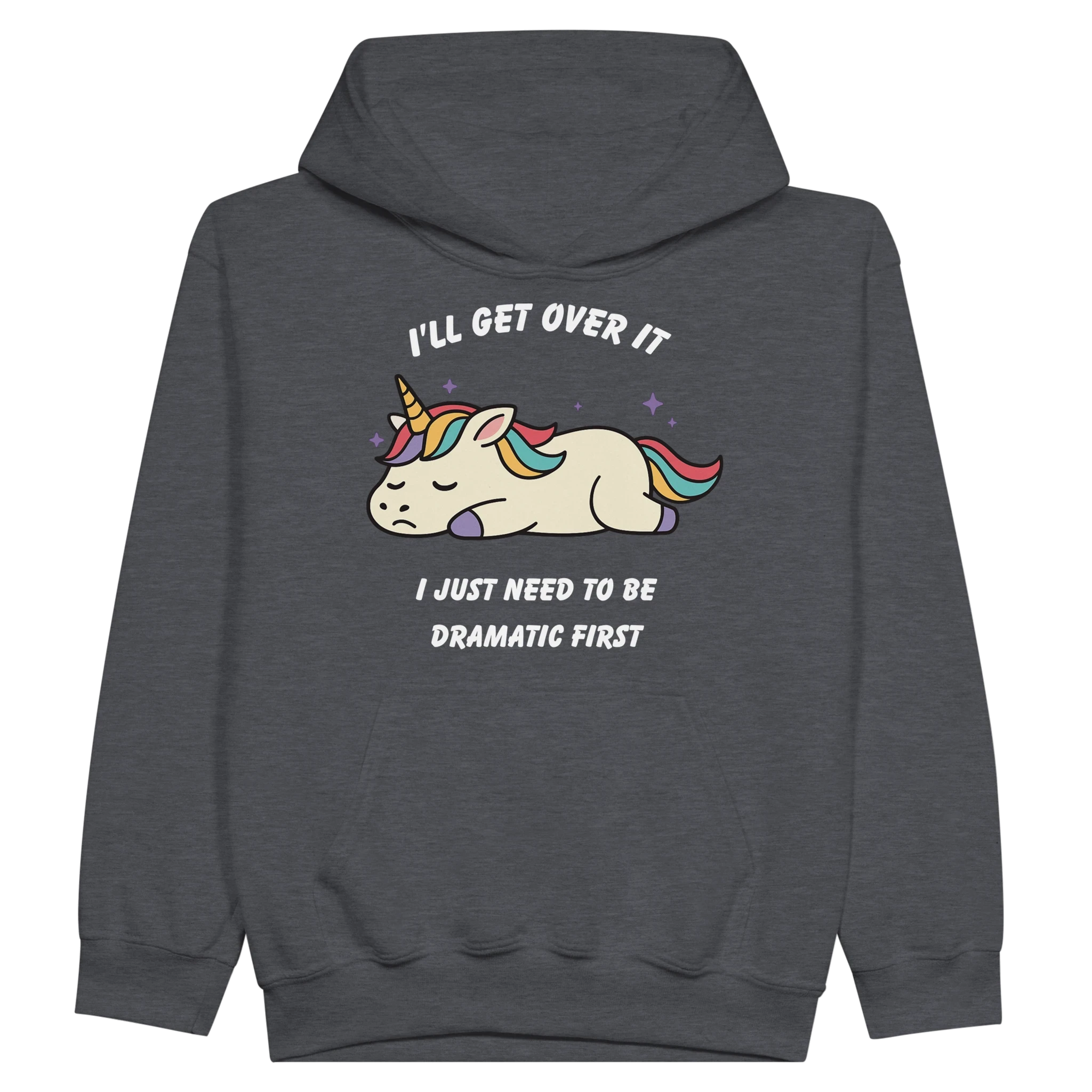 Kids Dramatic Unicorn Hoodie