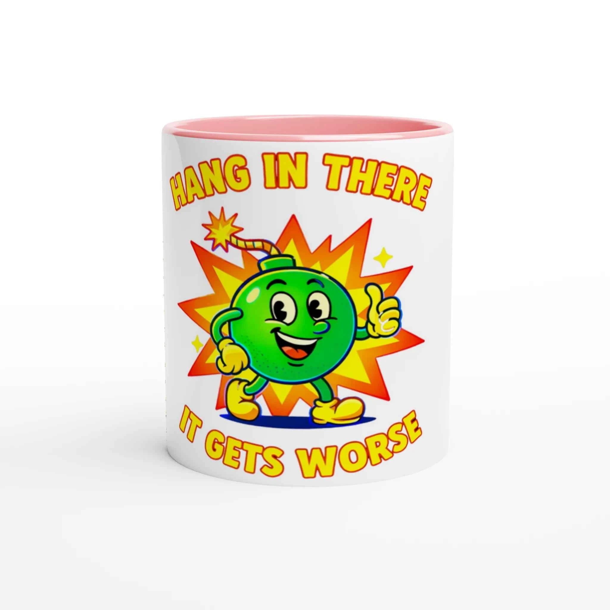 Retro Bomb 11oz Coffee Mug with Color Inside