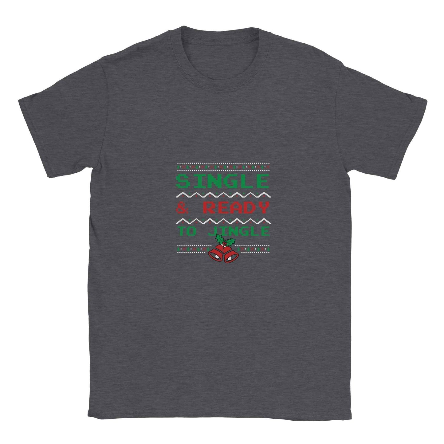 Single & Ready To Jingle Ugly Christmas Shirt – Festive Holiday Graphic Tee