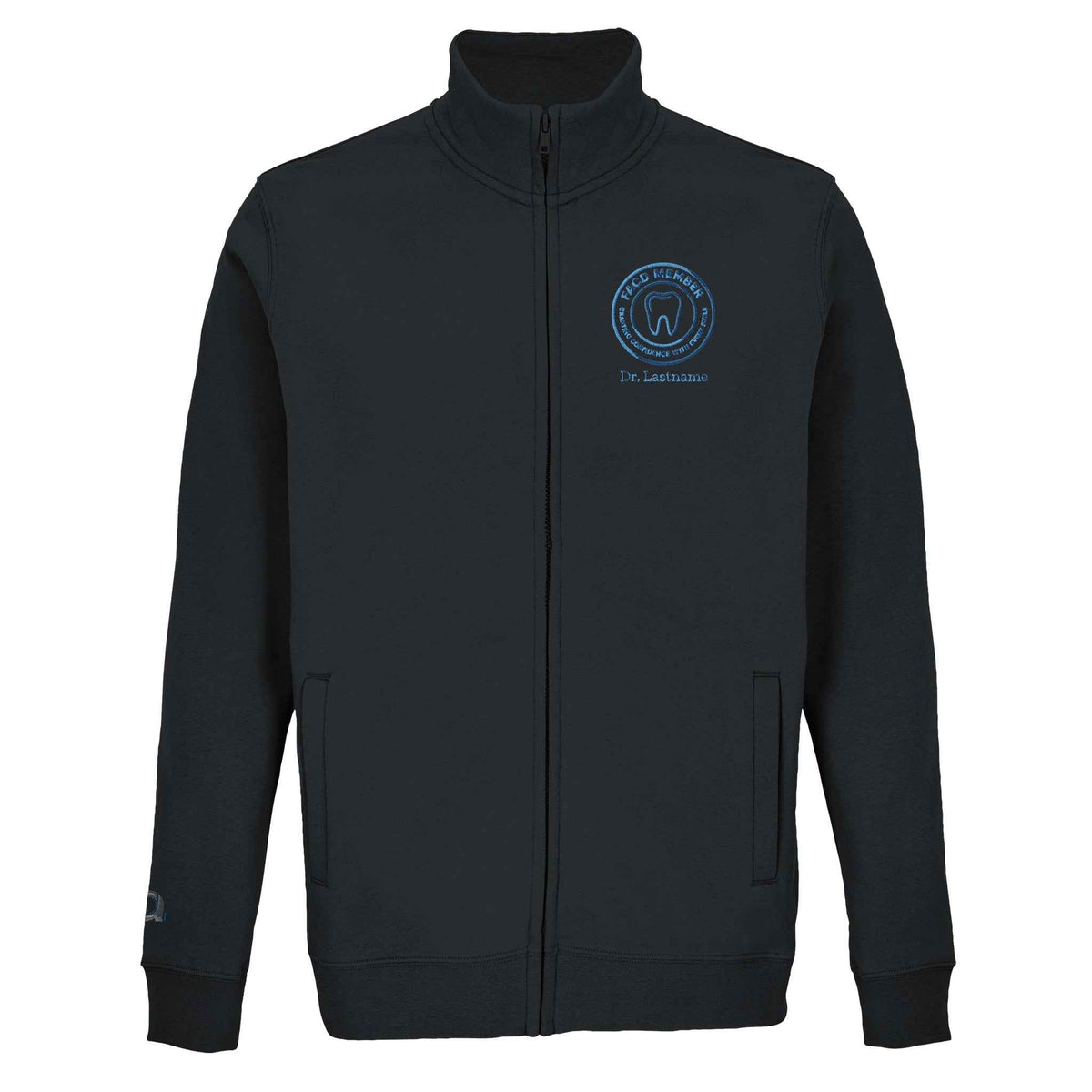 FACD Embroidered Full Zip Sweatshirt with Custom Name