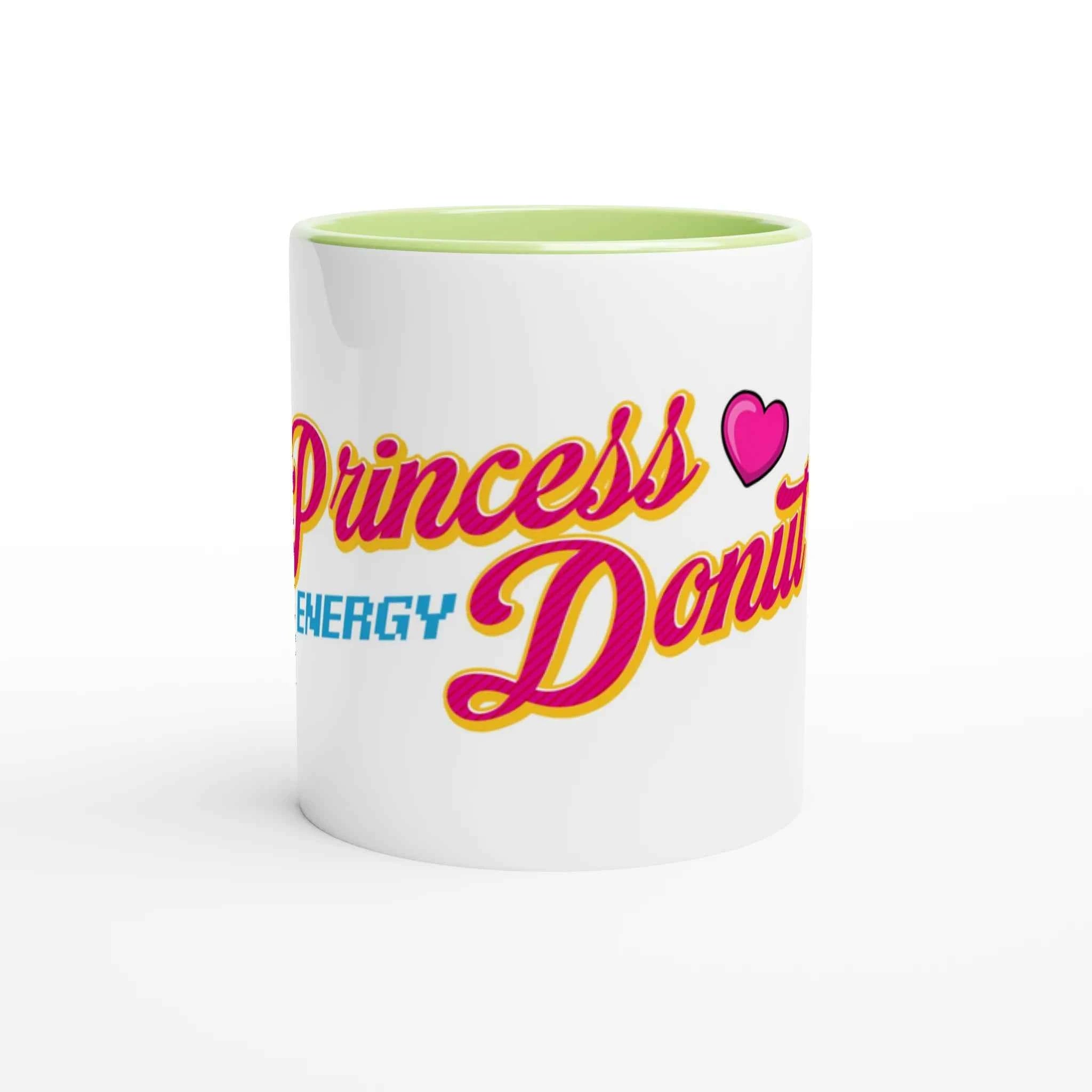 Princess Donut Energy 11oz Coffee Mug with Color Inside