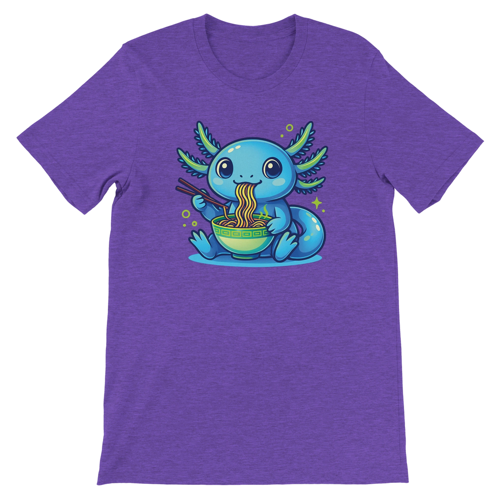 Kawaii Axolotl Ramen T-Shirt
