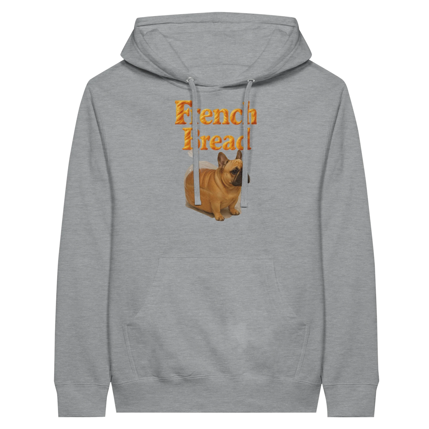 Funny French Bread Bulldog Hoodie