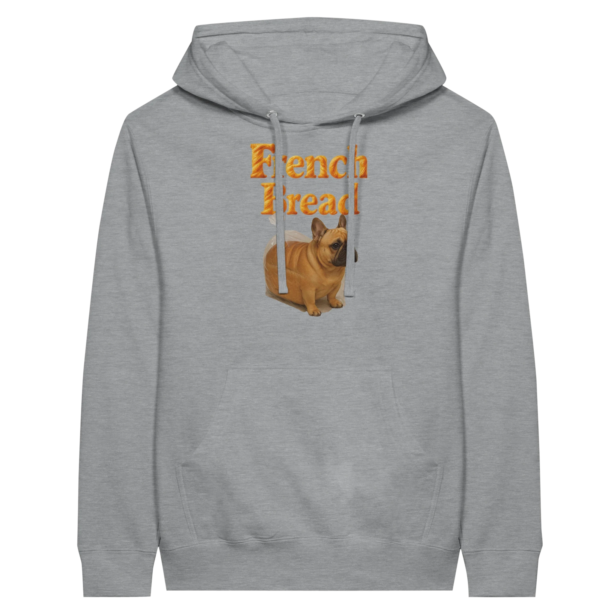 Funny French Bread Bulldog Hoodie