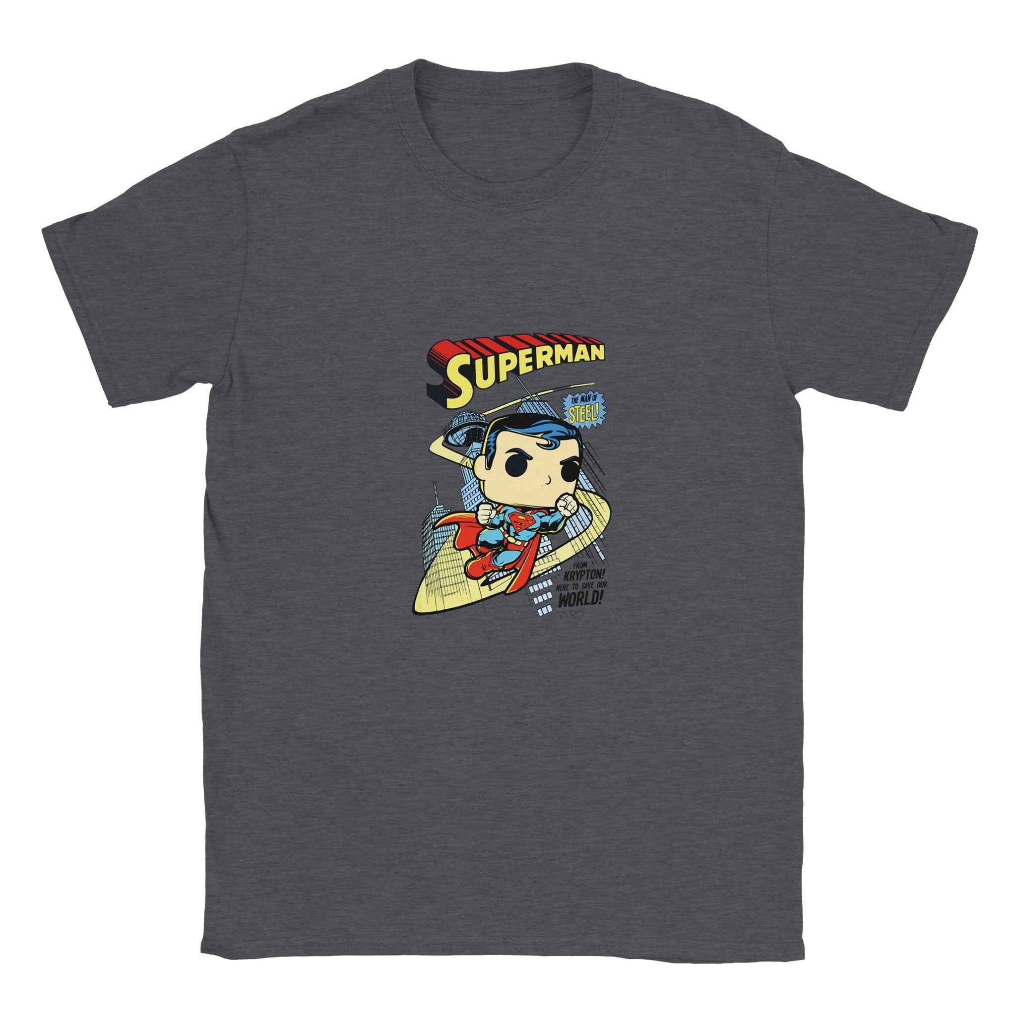 Funko Pop! Superman T-Shirt – Heroic Comic-Inspired Graphic Tee in Multiple Colors