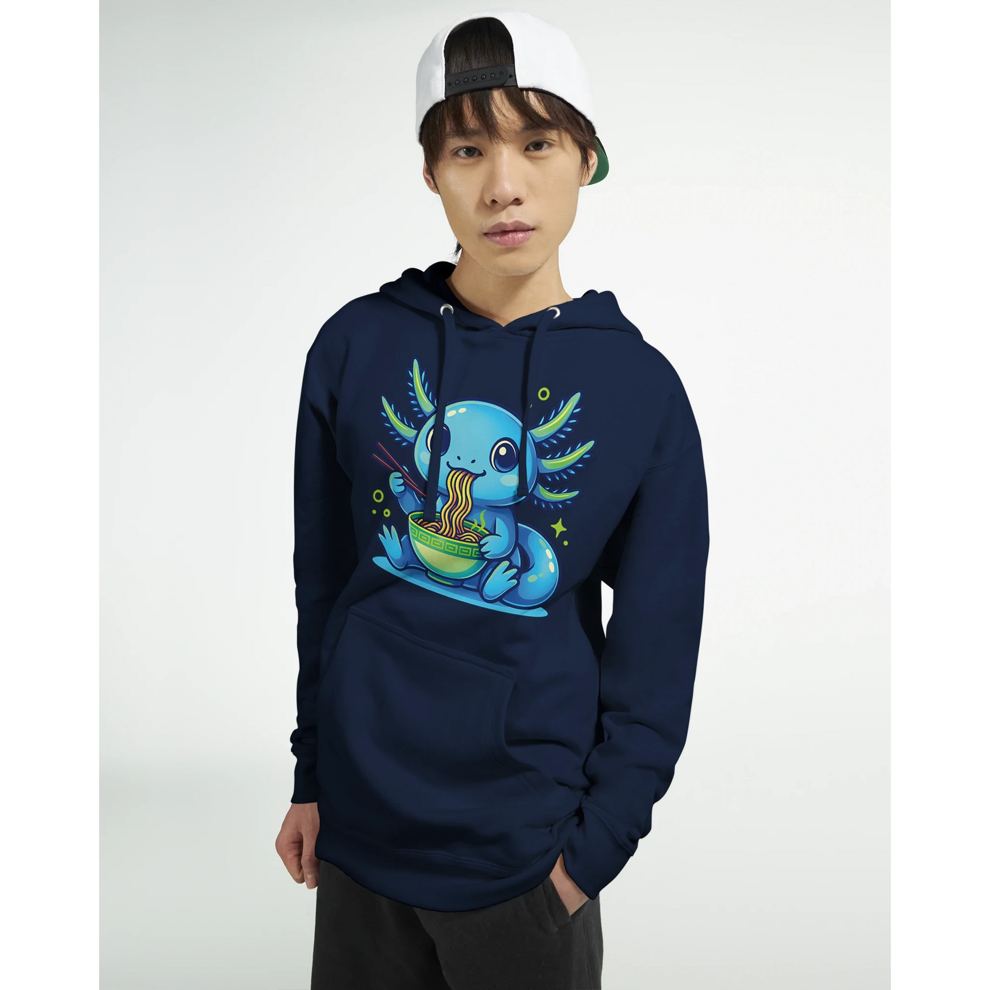 Kawaii Axolotl Ramen Hoodie
