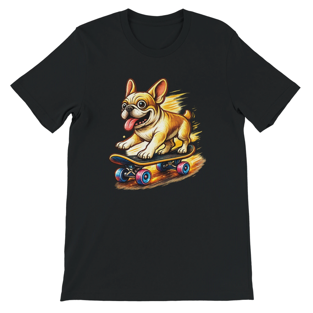 Skater Frenchie T-Shirt
