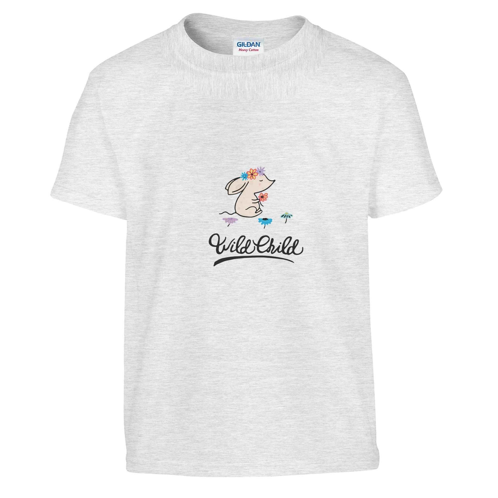 Boho Mouse Kids T-Shirt – Wild Child Floral Charm in your choice of vibrant hues!