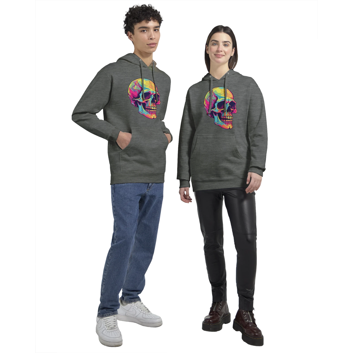 Neon Skull Hoodie