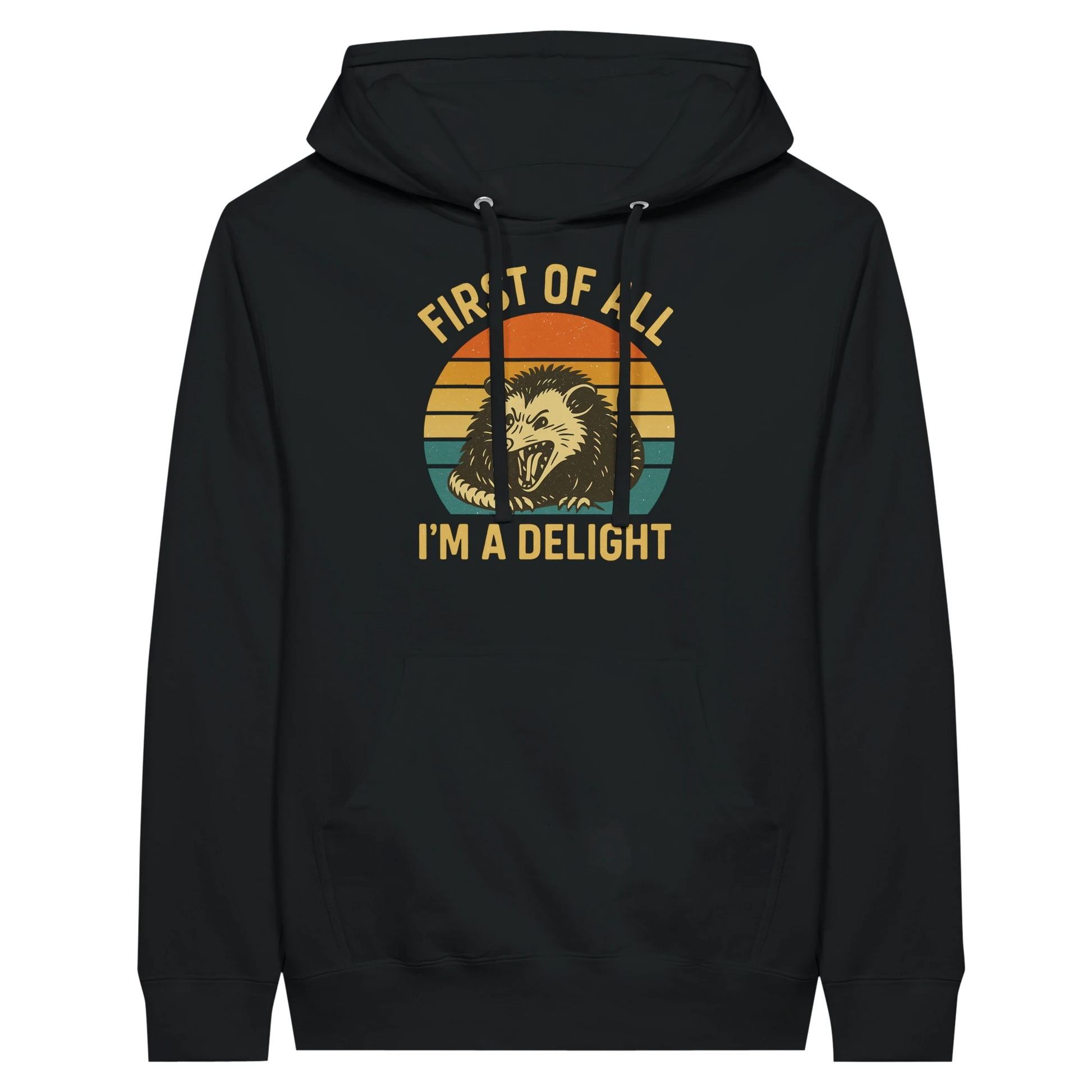First of All I’m a Delight Possum Hoodie
