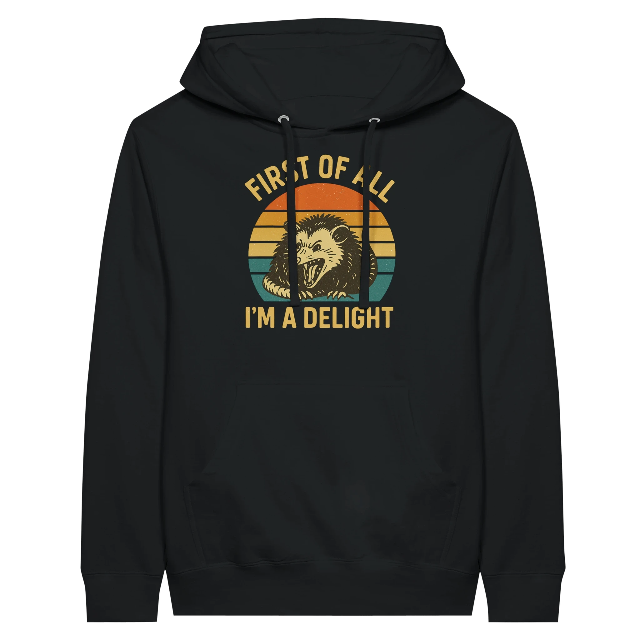 First of All I’m a Delight Possum Hoodie