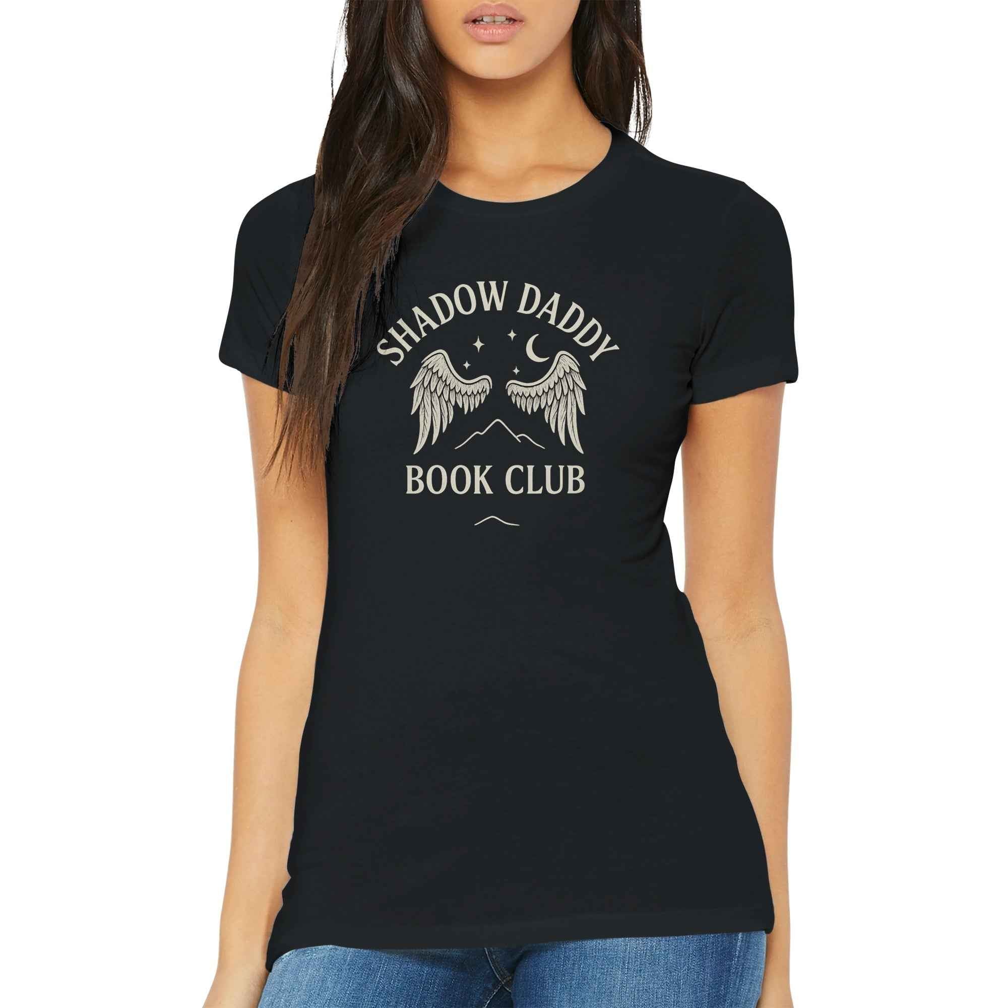 Shadow Daddy Book Club T-Shirt | Dark Romance Reader Tee | Fantasy Bookish Aesthetic Shirt