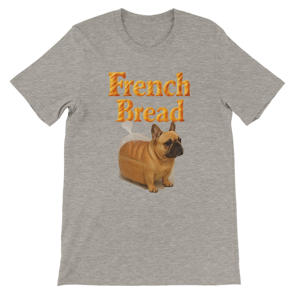 Funny French Bread Bulldog T-Shirt