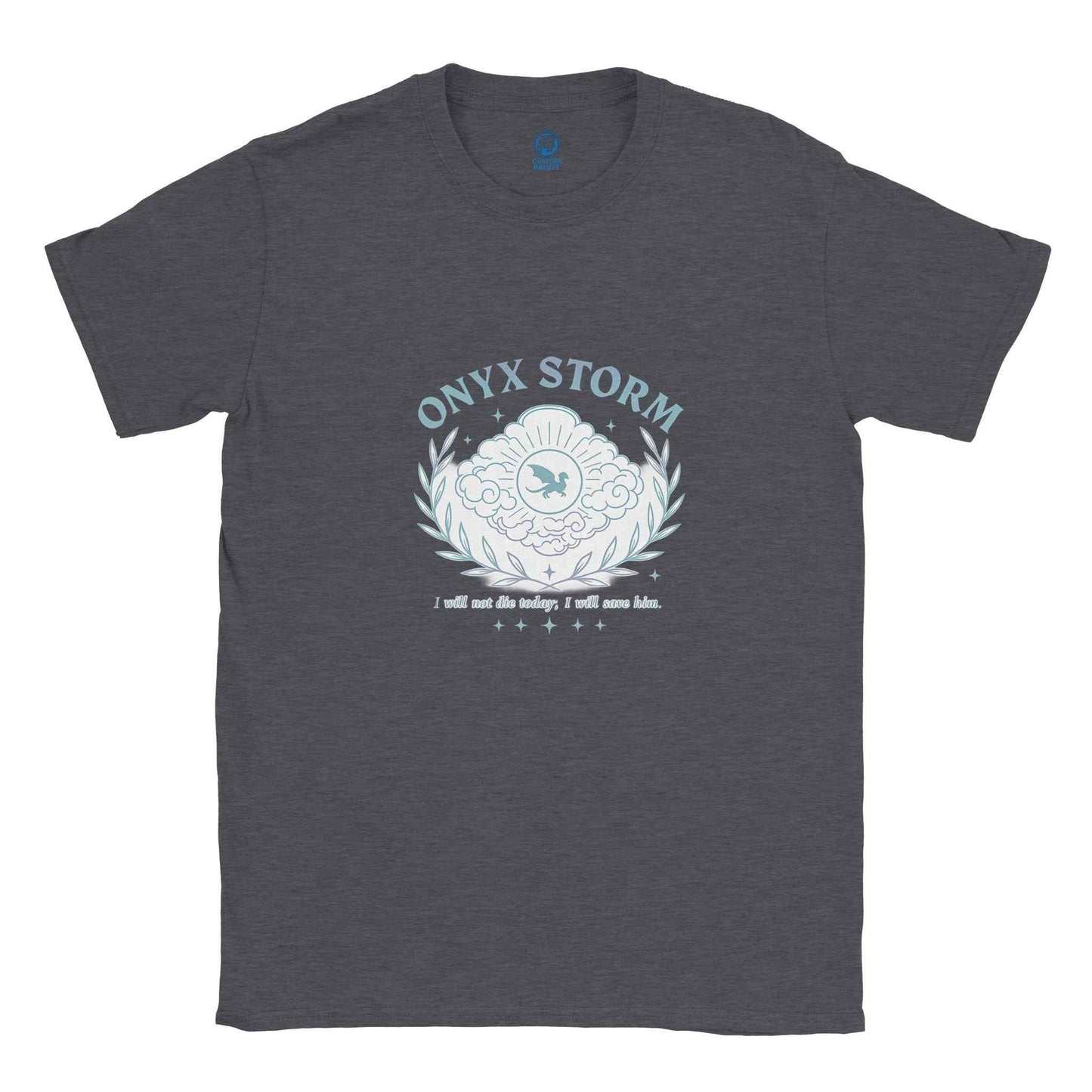 "Onyx Storm" Bookish T-Shirt – Mythical Dragon Reader Design