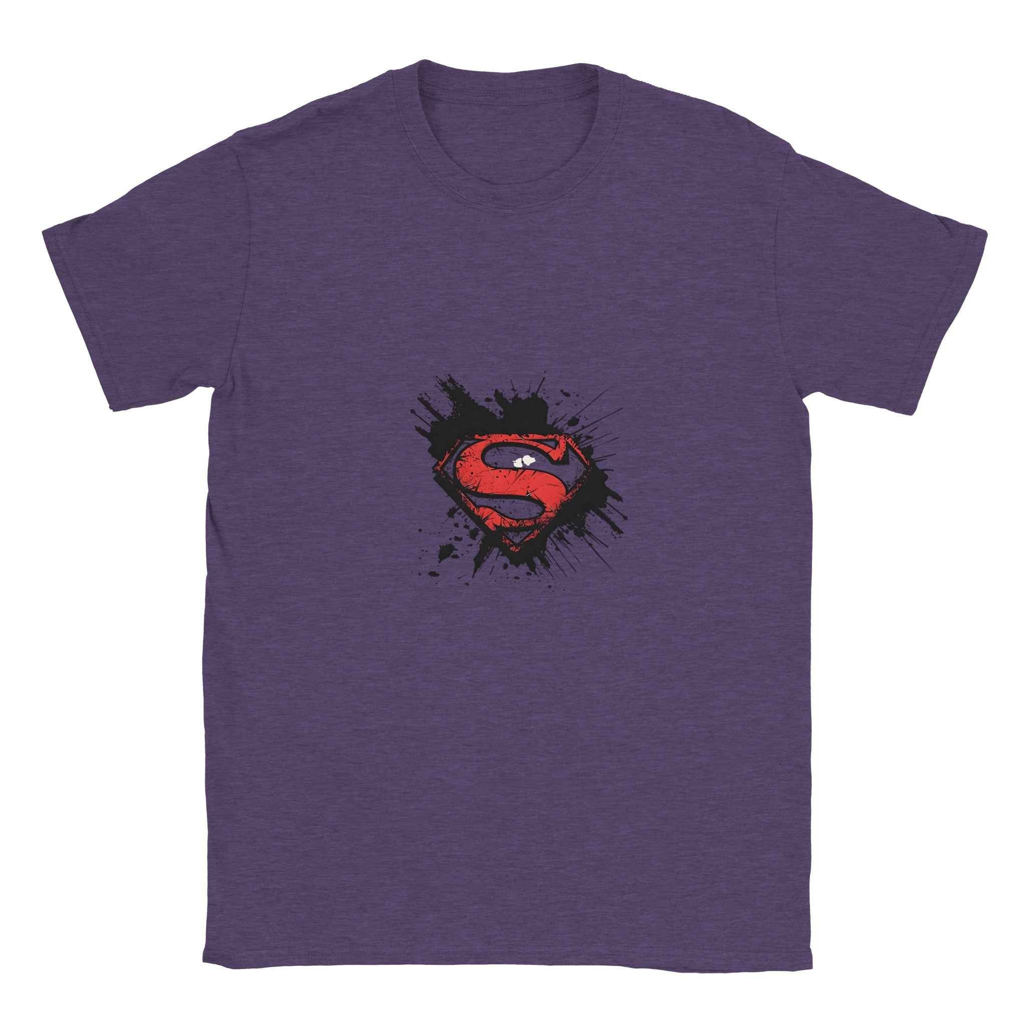 Superman Distressed Logo T-Shirt – Heroic Comic-Inspired Graphic Tee in Multiple Colors