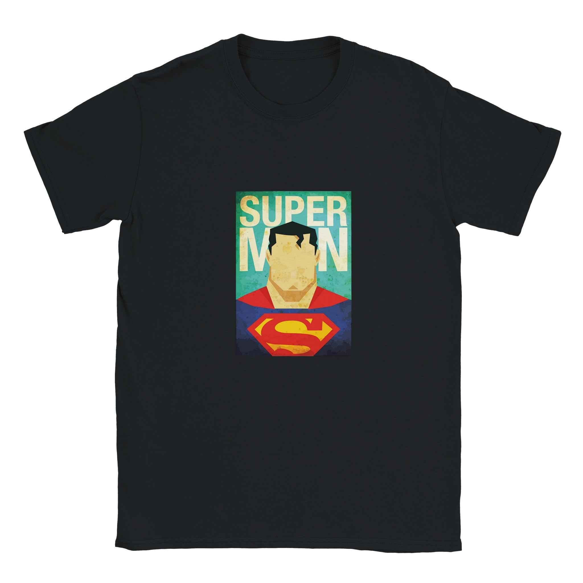 Retro Superman T-Shirt – Heroic Comic-Inspired Graphic Tee in Vibrant Hues