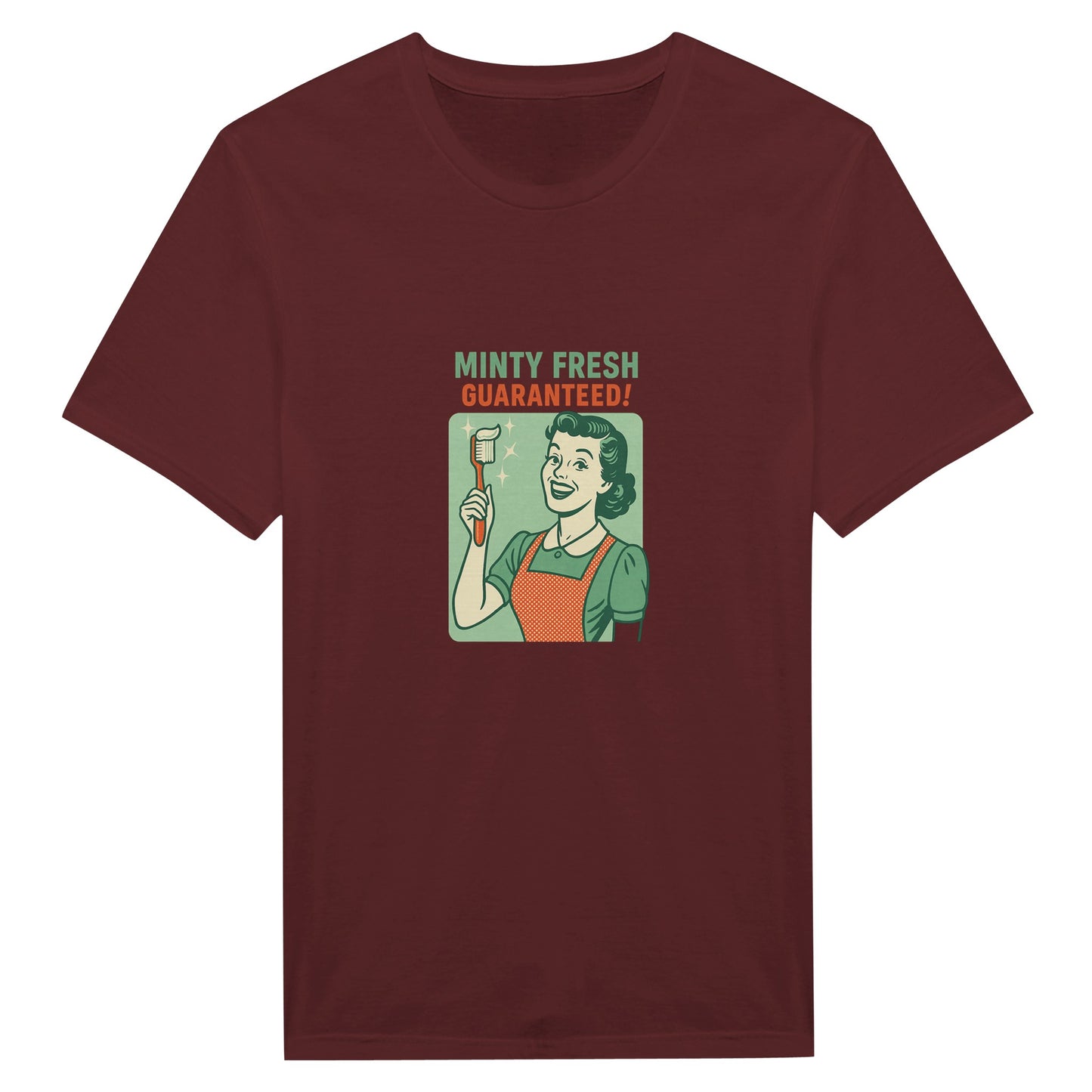 Minty Fresh Retro T-Shirt – Vintage Dental Humor Tee - F4 Custom Prints