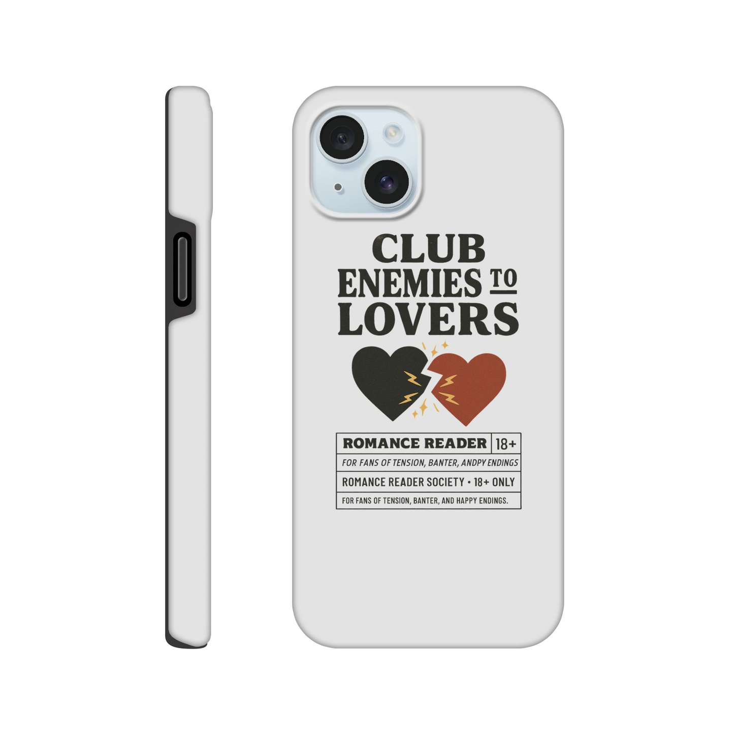 Enemies to Lovers Phone Case – Tough Dual-Layer Protective Cover - F4 Custom Prints