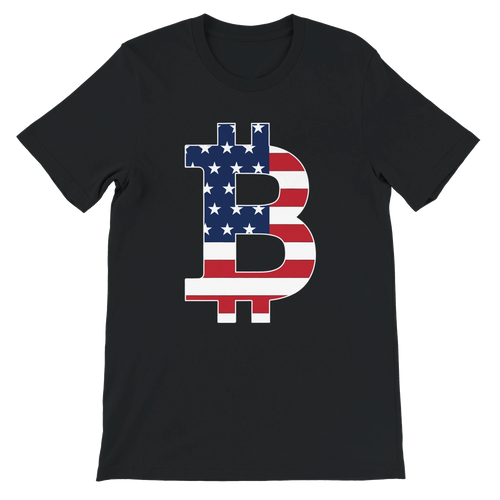 American Flag Bitcoin Shirt