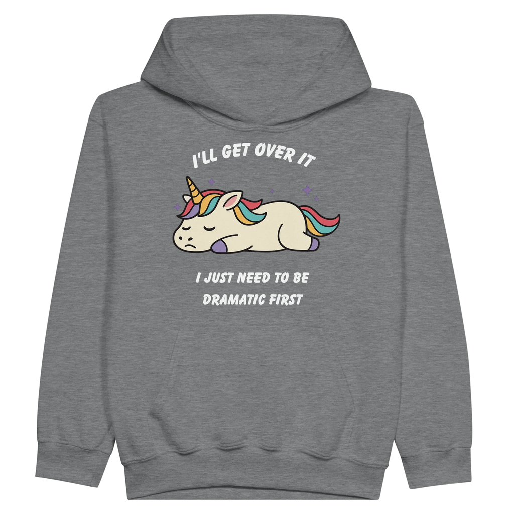 Kids Dramatic Unicorn Hoodie