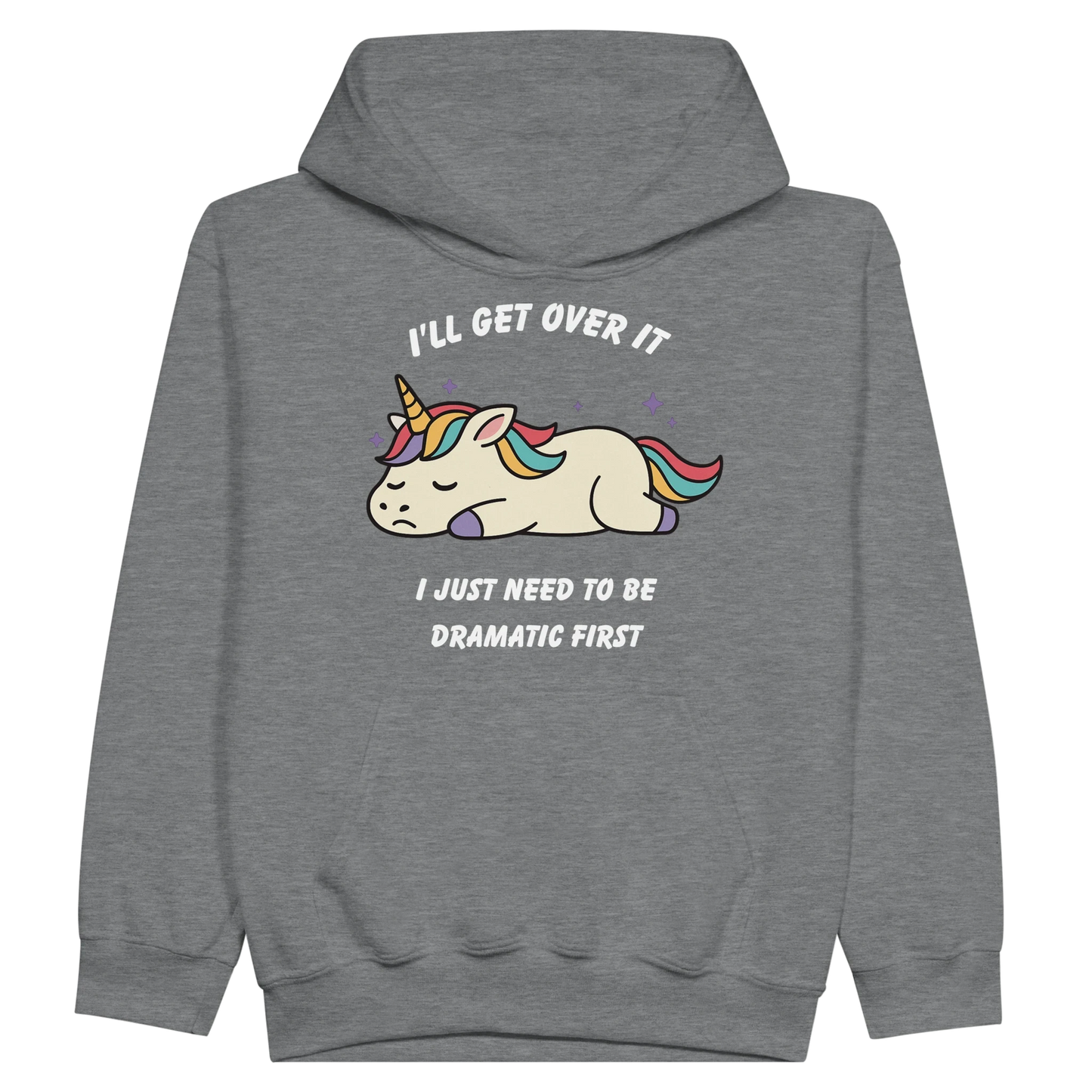 Kids Dramatic Unicorn Hoodie