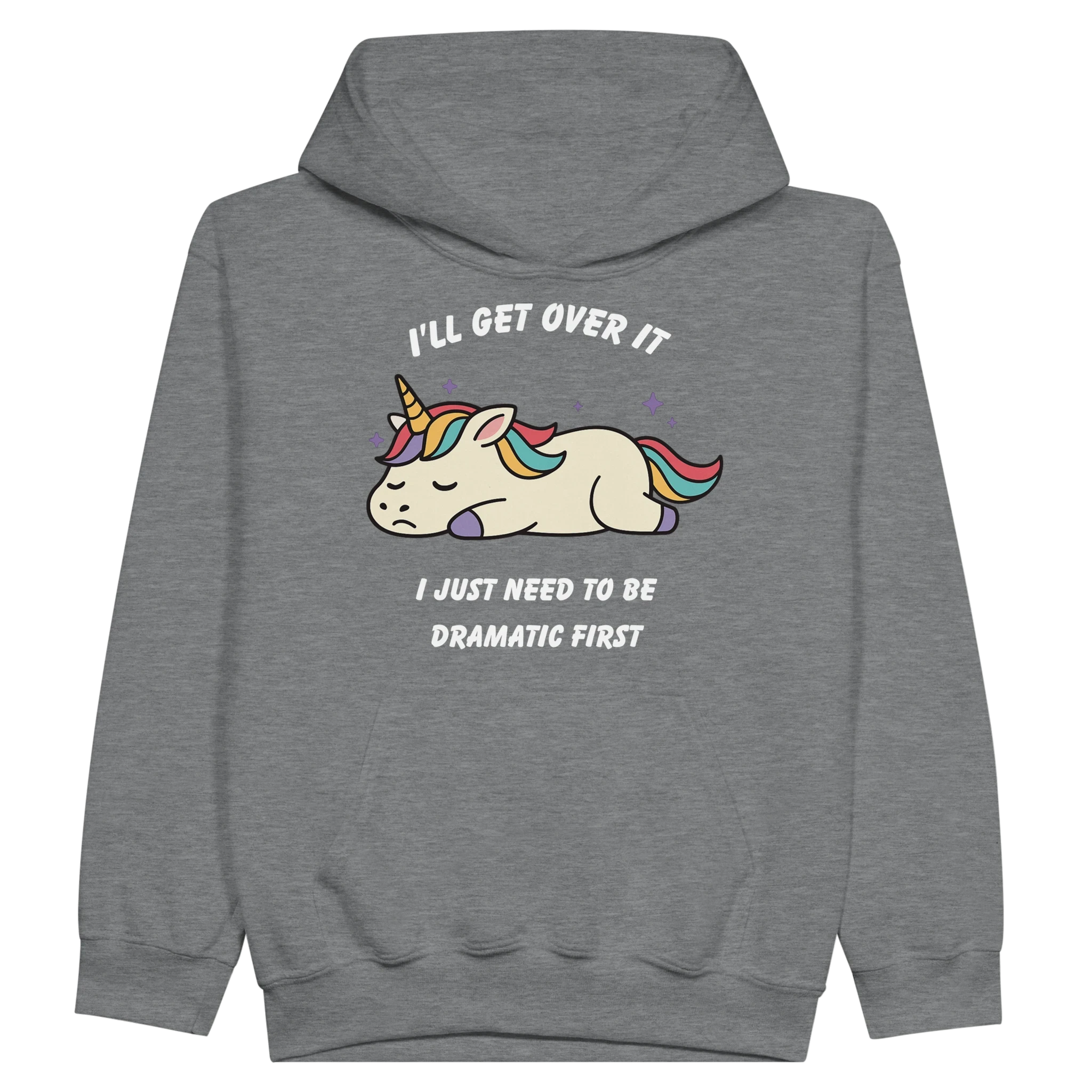 Kids Dramatic Unicorn Hoodie