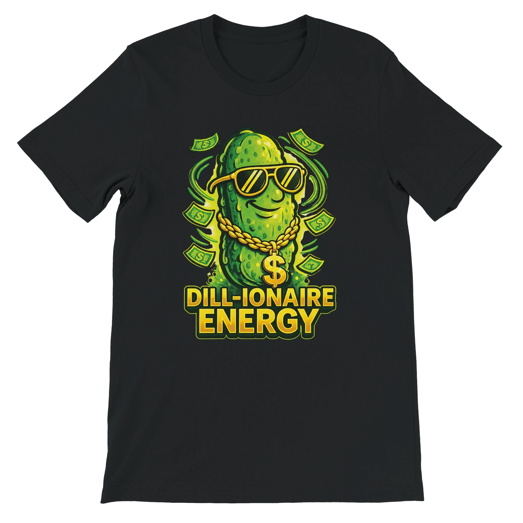Dill-ionaire Energy Pickle T-Shirt
