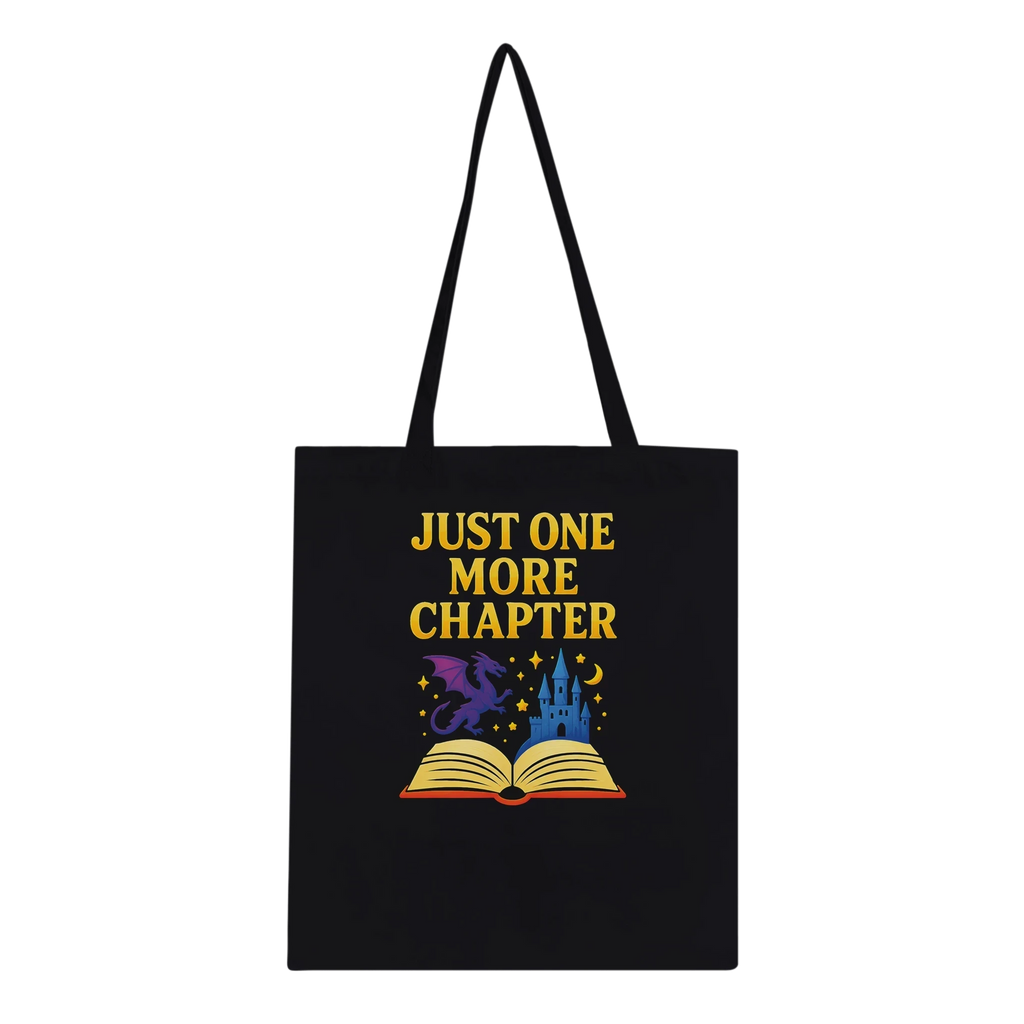 Just One More Chapter Tote Bag