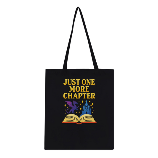 Just One More Chapter Tote Bag