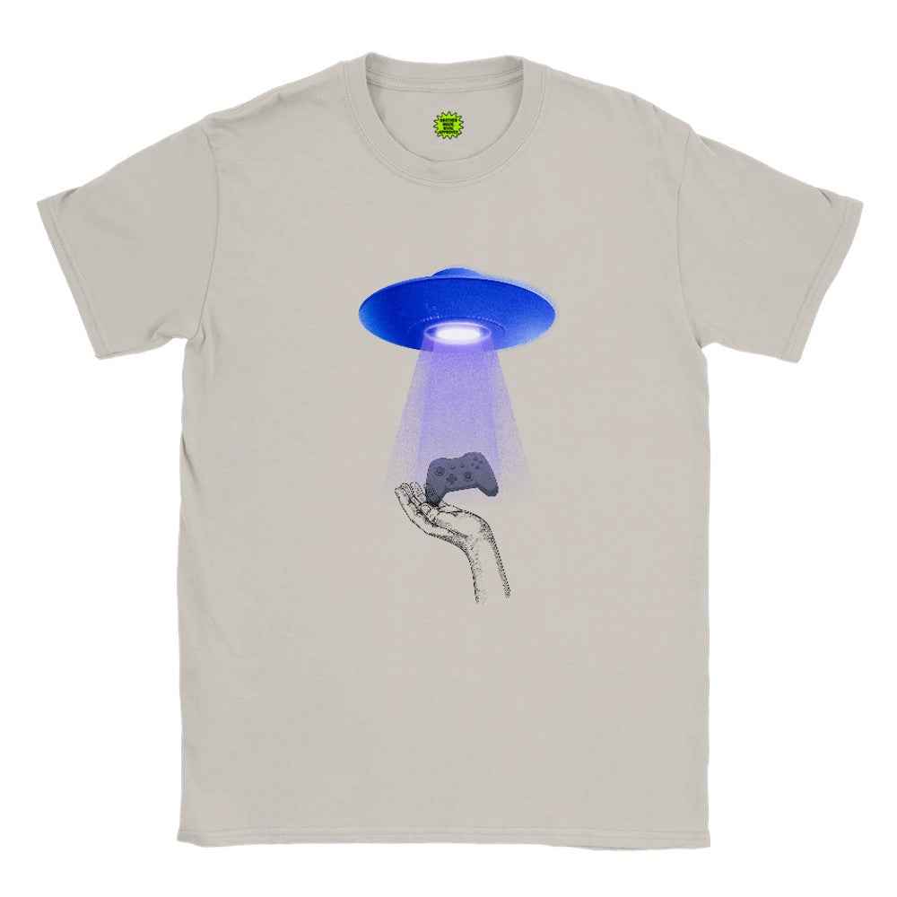 UFO Gamer T-Shirt – Abducted by Gaming Tee (Sibling Rivalrze Collection) - F4 Custom Prints