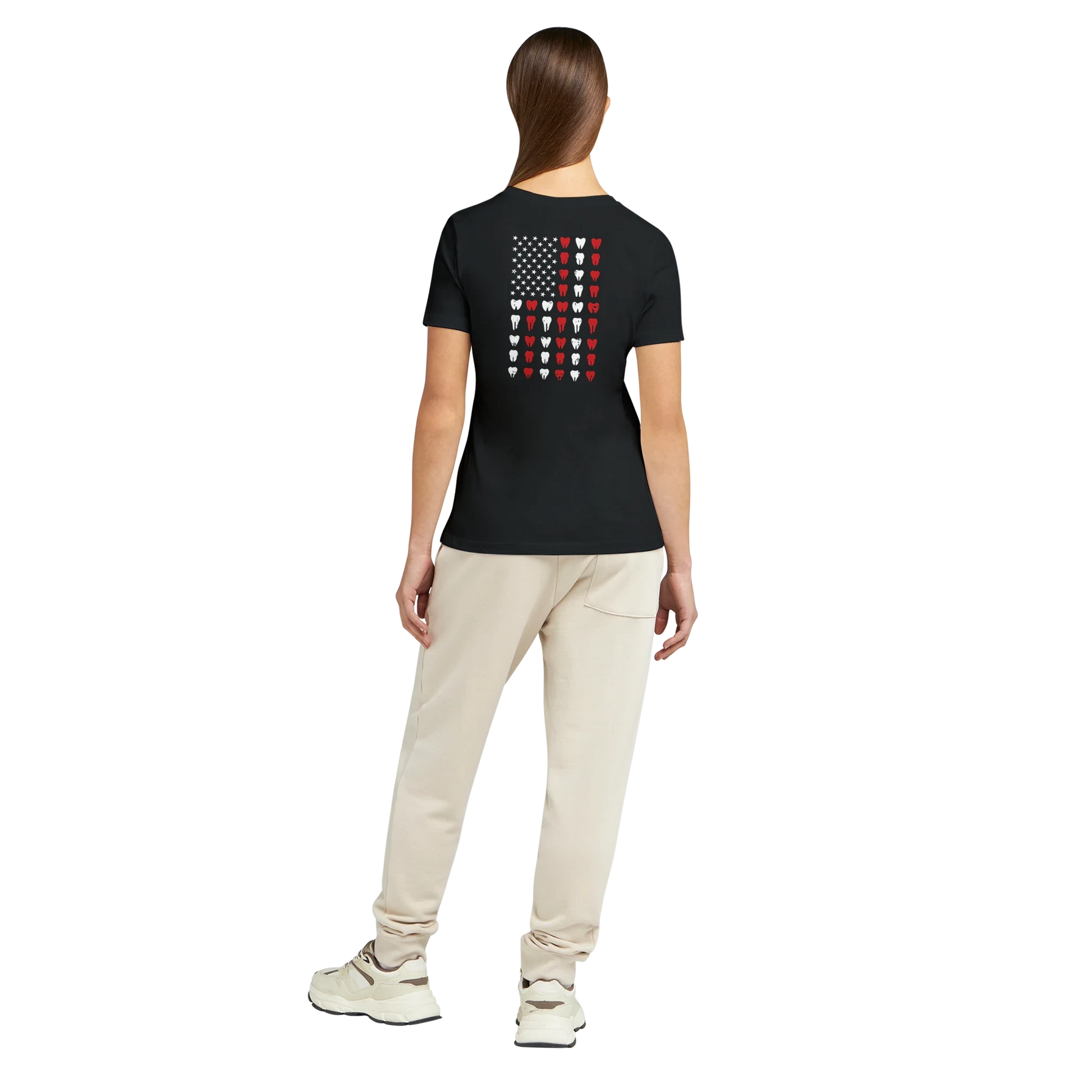 Women’s Dental Tooth Flag Personalized T-Shirt