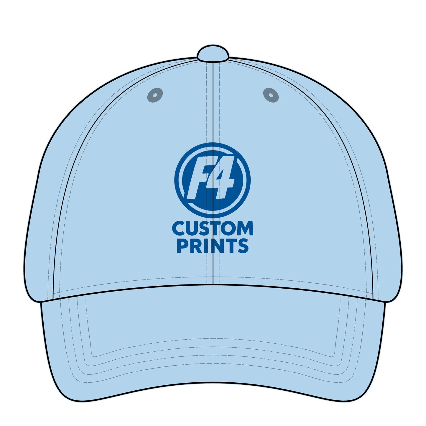 Custom Embroidered Logo Womens Ponytail Hat | F4 Custom Prints