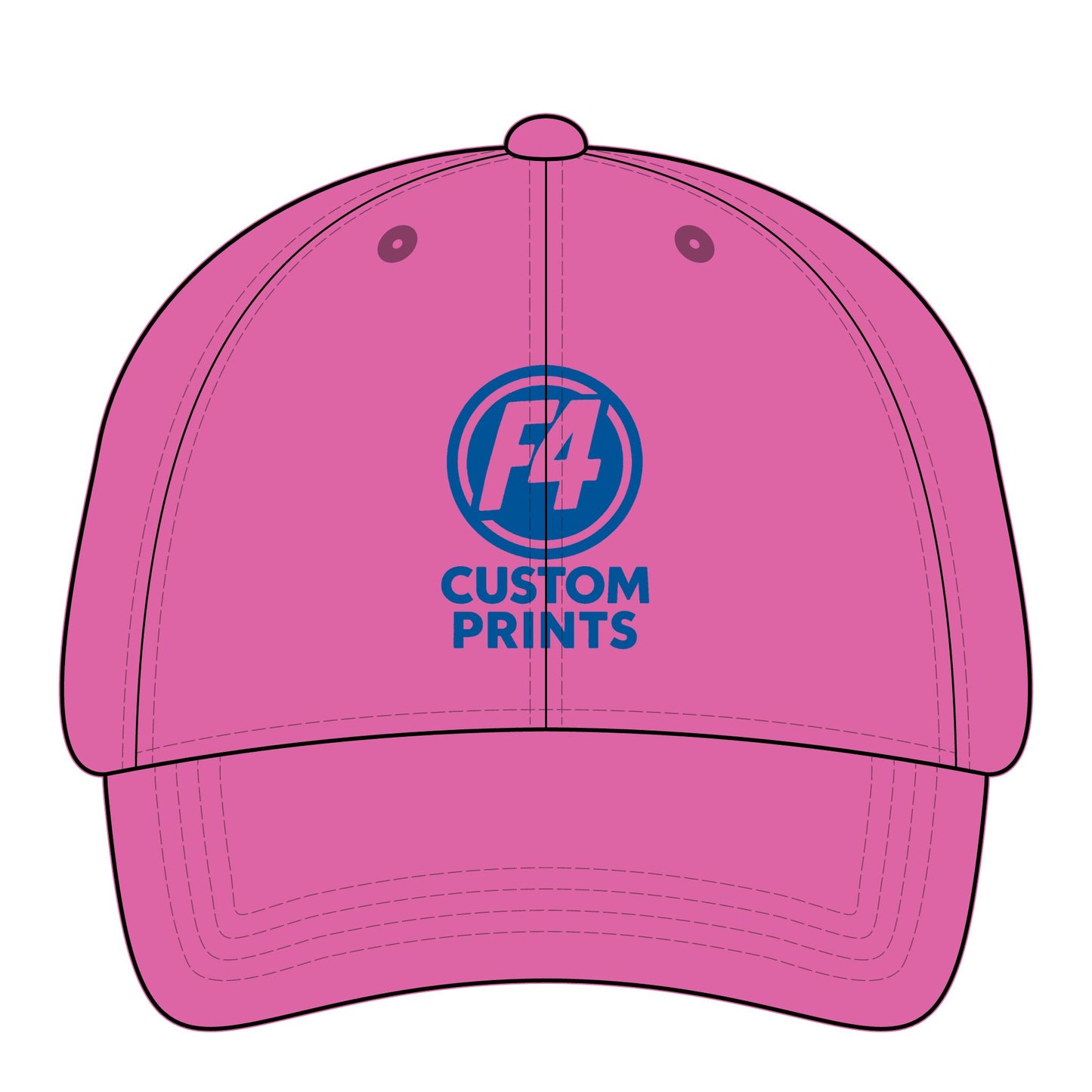 Custom Embroidered Logo Womens Ponytail Hat | F4 Custom Prints