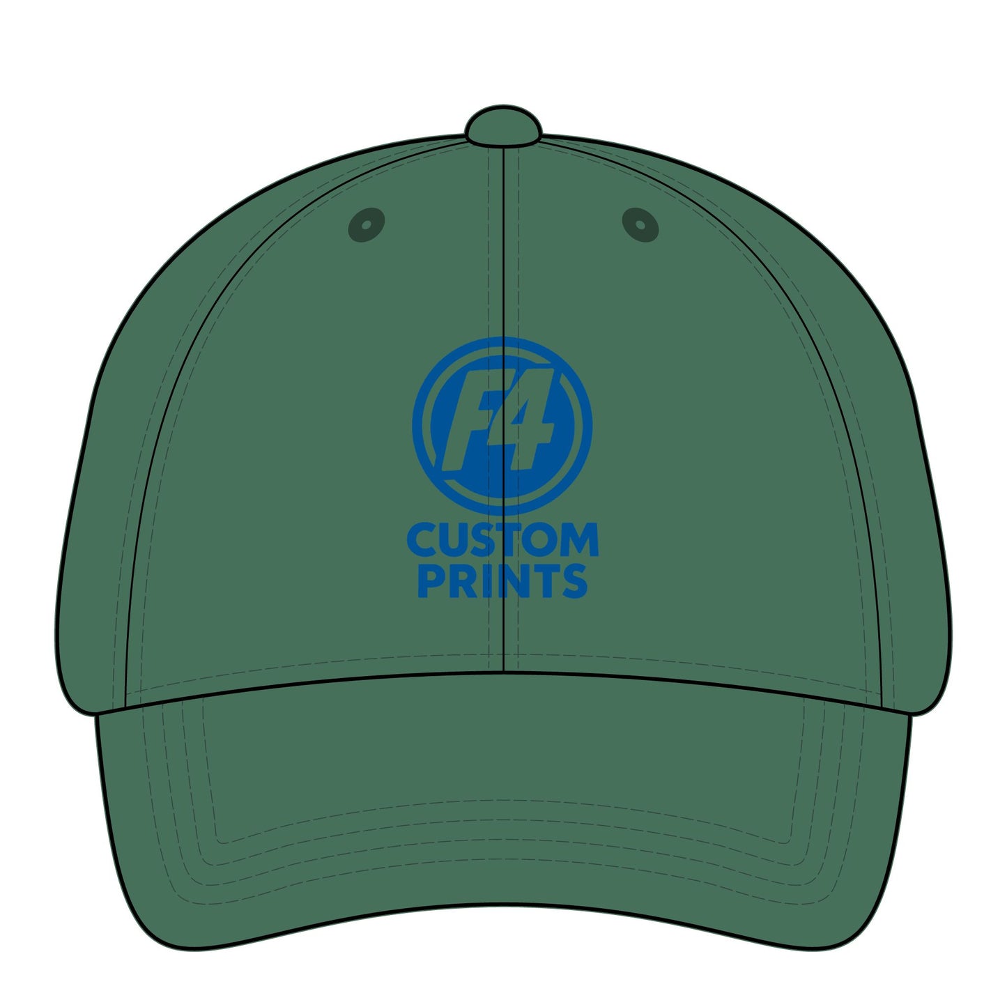 Custom Embroidered Logo Womens Ponytail Hat | F4 Custom Prints