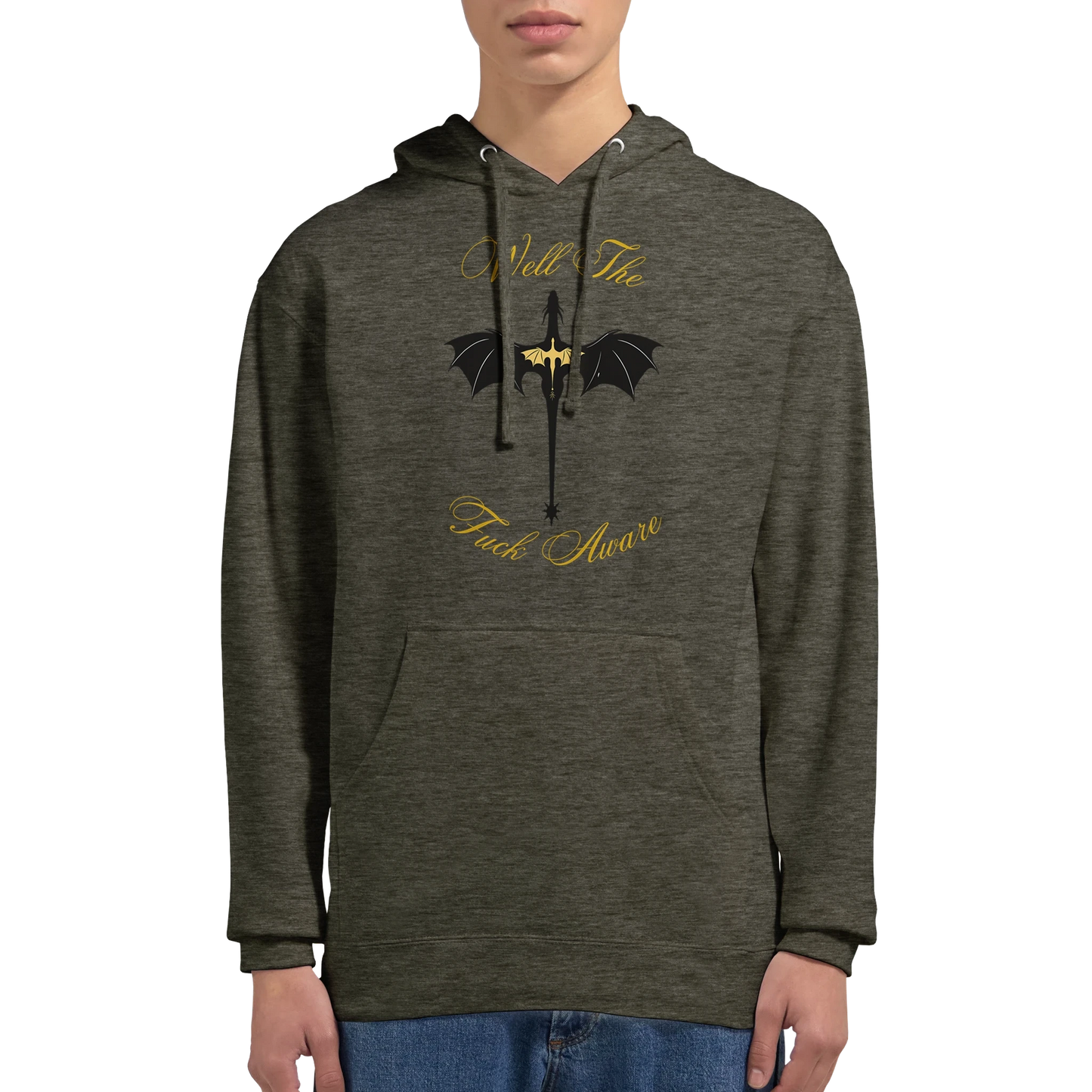 Fourth Wing Dragon “Well The Fuck Aware” Hoodie