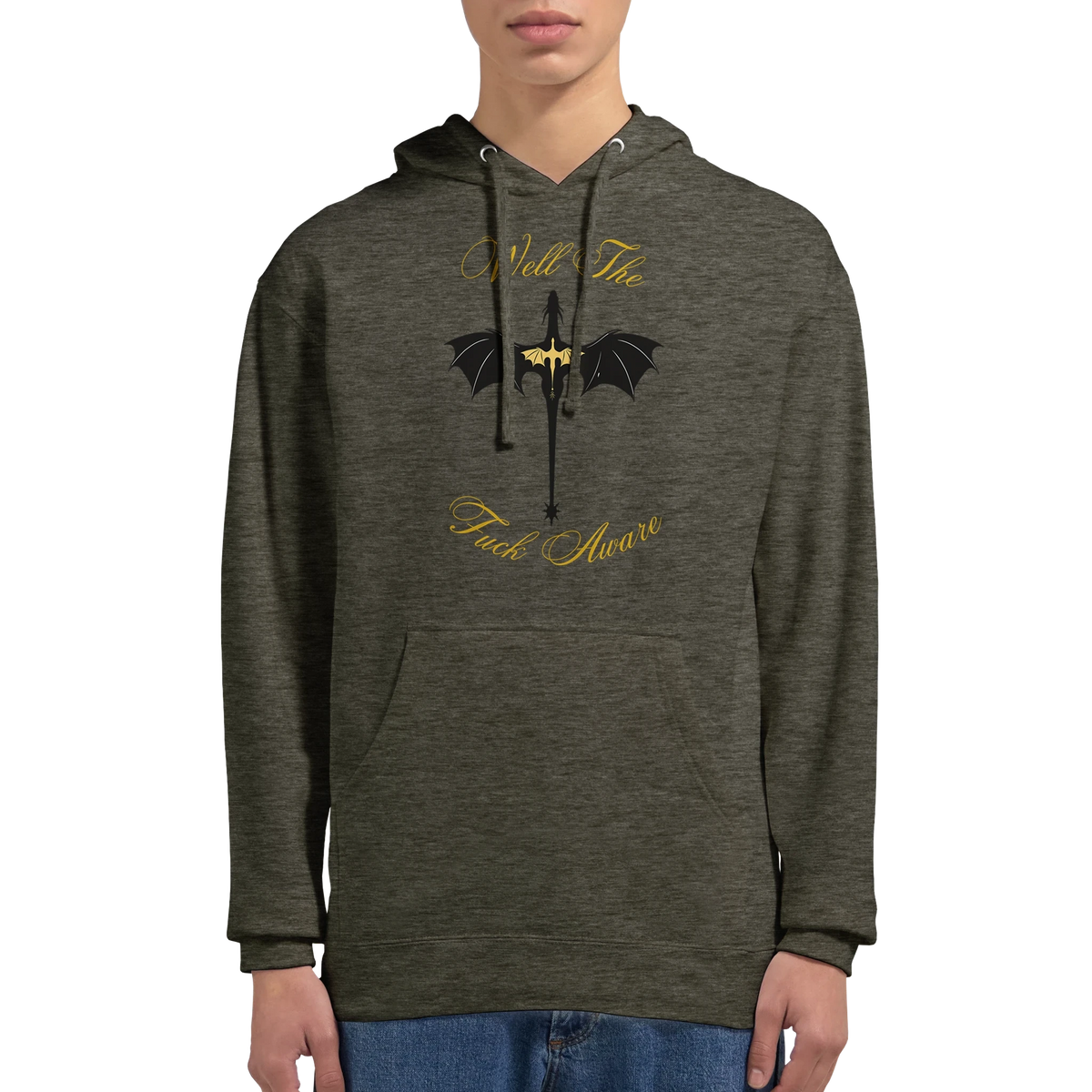 Fourth Wing Dragon “Well The Fuck Aware” Hoodie