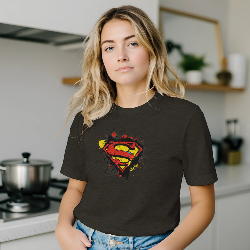 Superman Splatter Shield T-Shirt