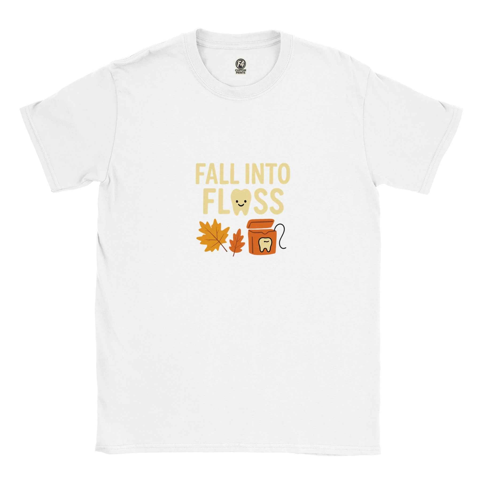 Fall Into Floss Dental Hygienist Shirt – Cute Autumn Tooth Humor Tee
