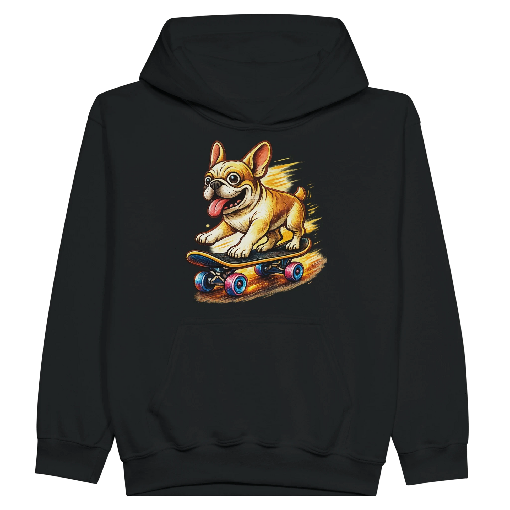 Kids Skater Frenchie Hoodie