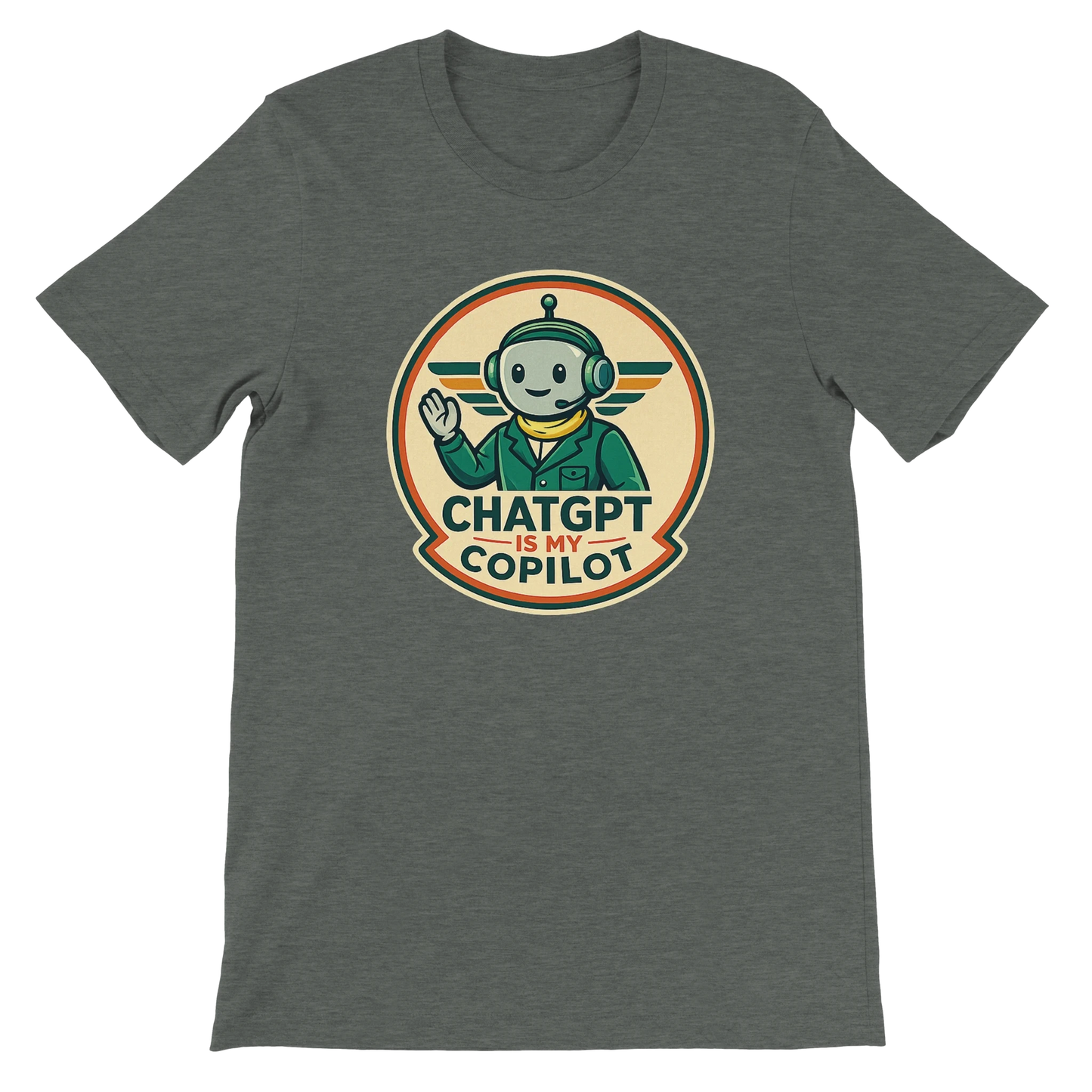 AI Co-Pilot Retro Tech T-Shirt