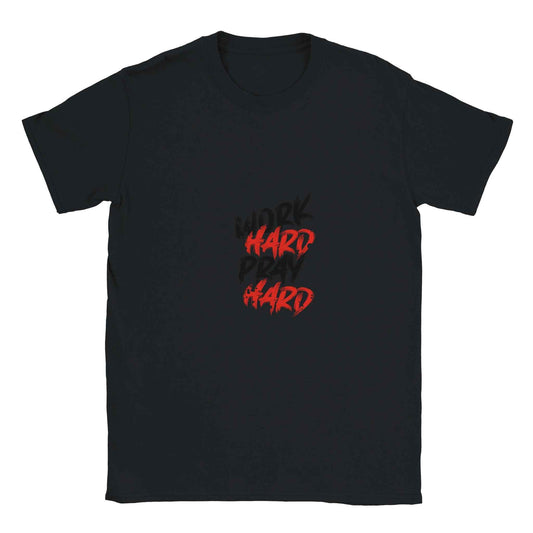 Work Hard Play Hard Graphic Tee – Premium Comfort & Bold Style for Everyday Wear