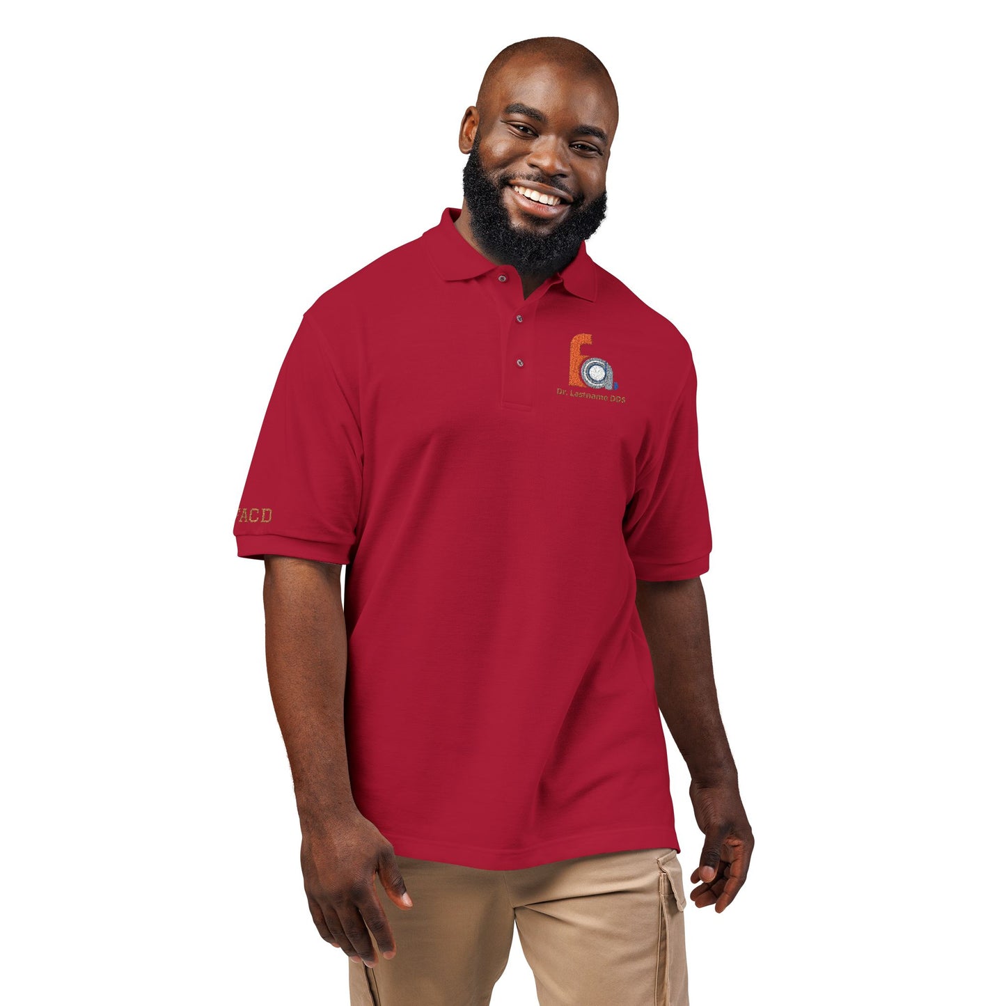 FACD Personalized Embroidered Polo | Custom Name Logo Shirt