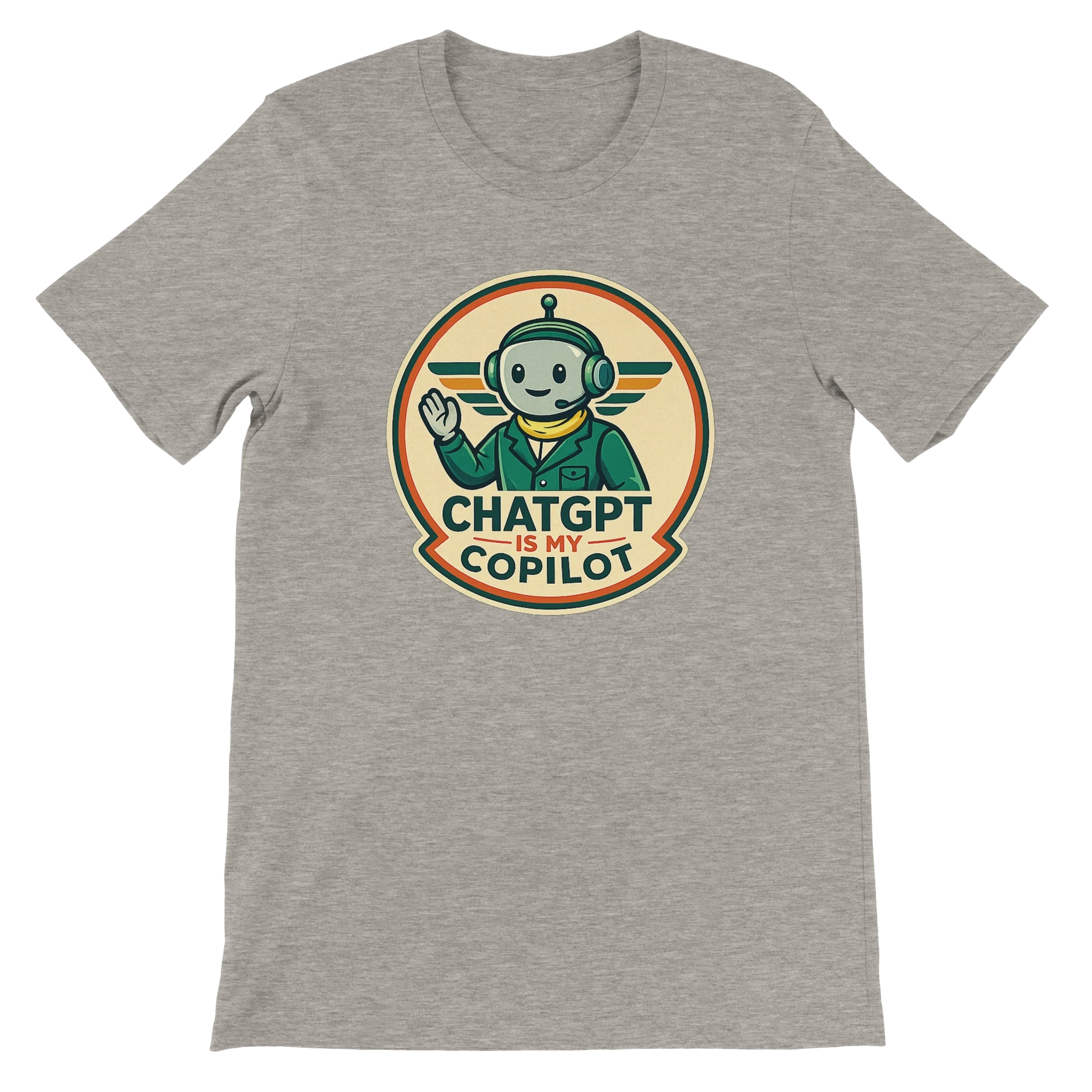 AI Co-Pilot Retro Tech T-Shirt