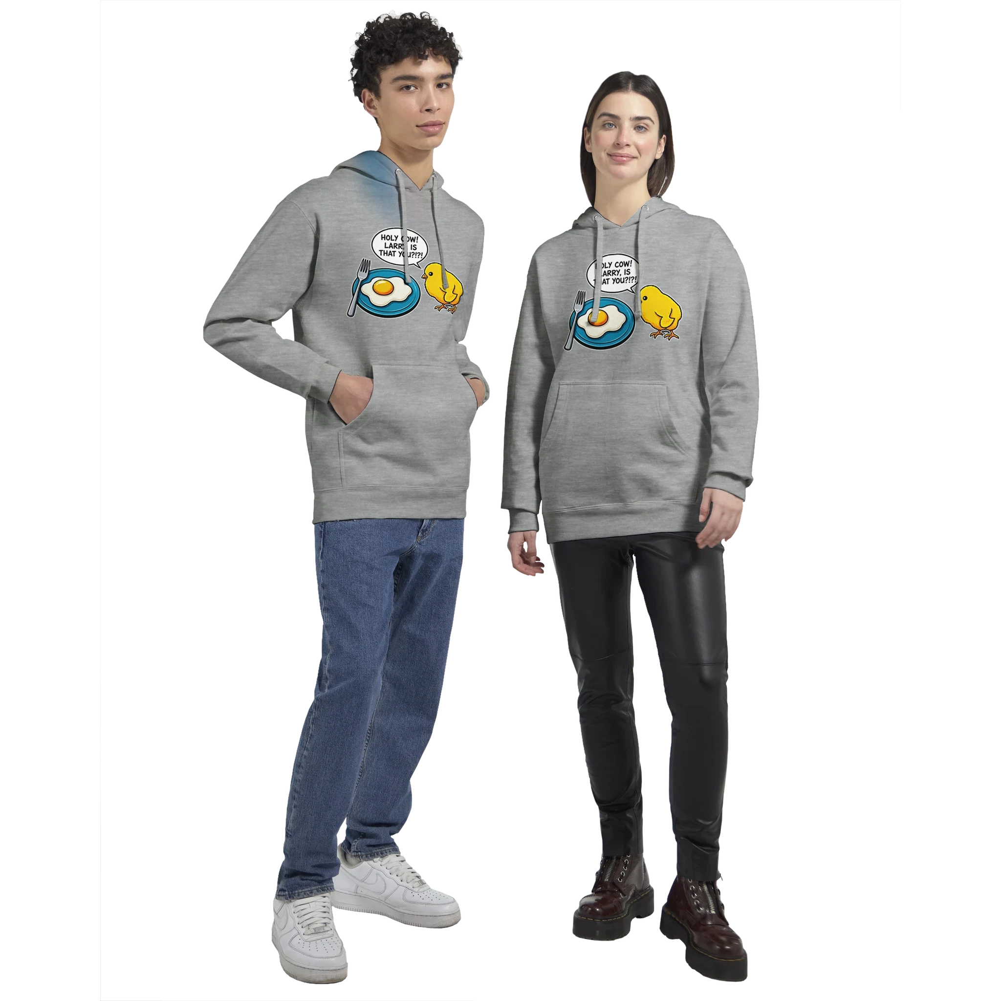 Funny Chick and Egg Hoodie